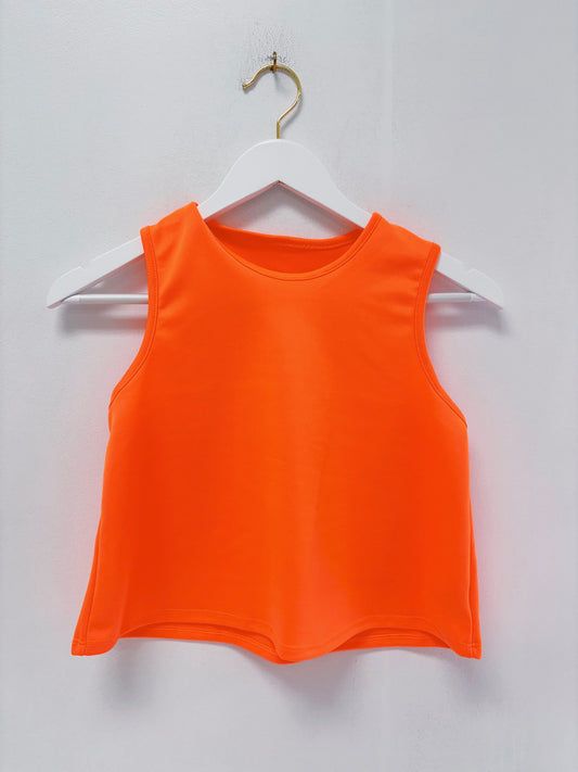 Erge Neon Coral Techno Muscle Tank