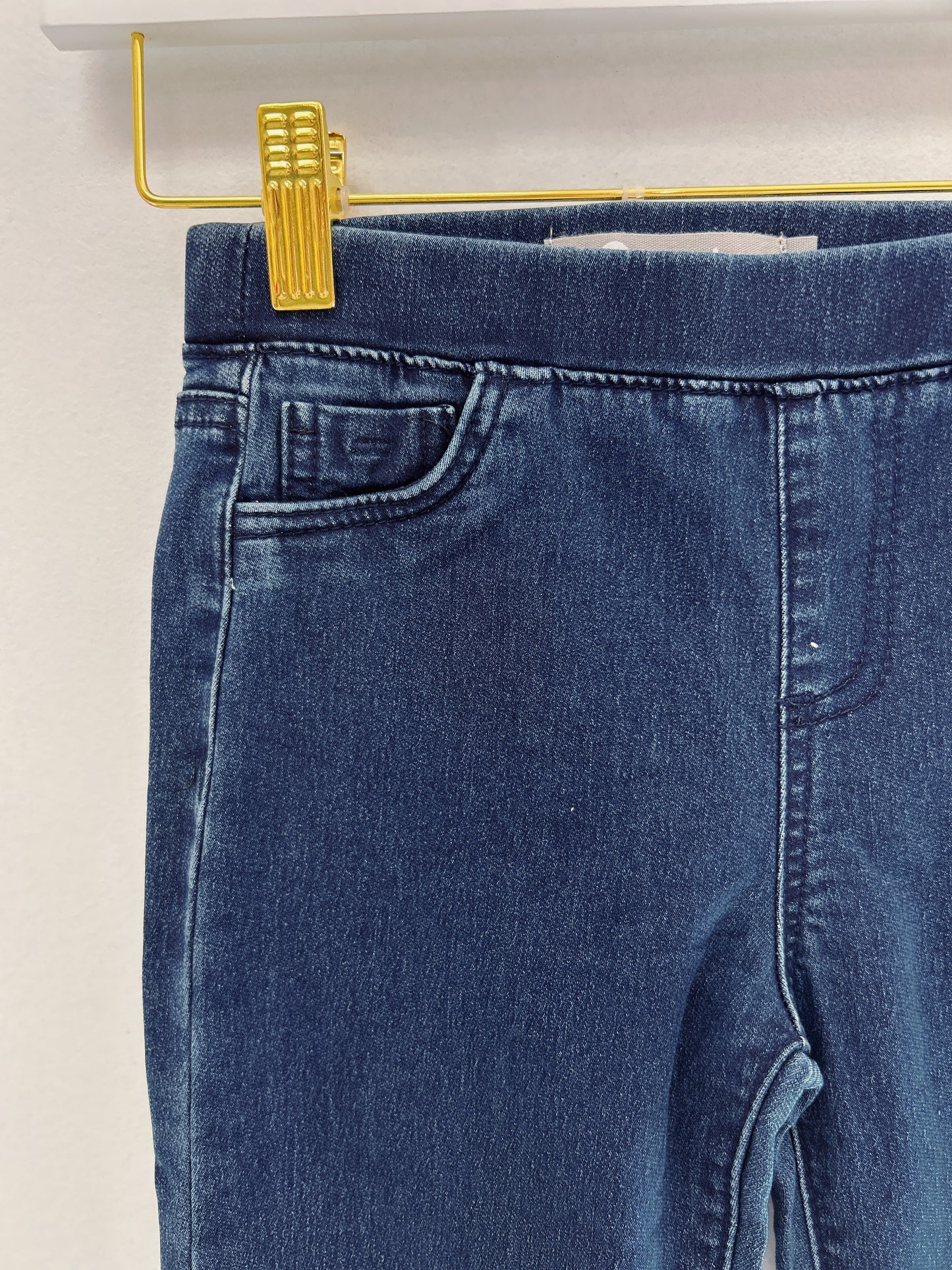 Tractr Dark Indigo Pull On Bootcut Jean