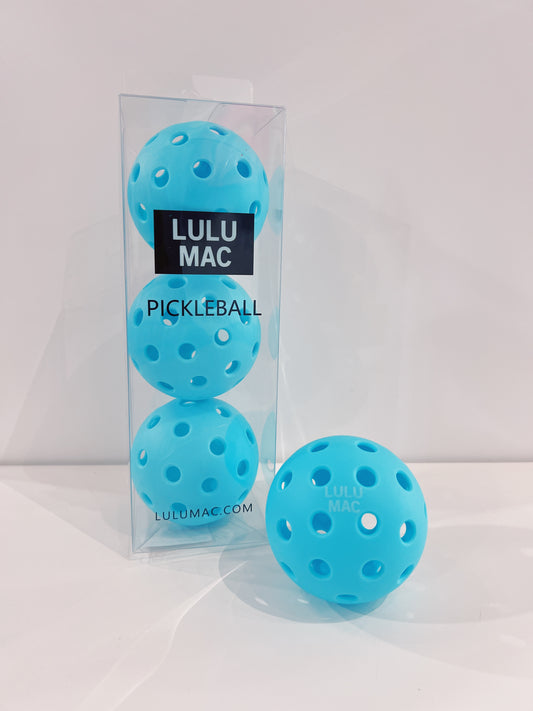 LuLu Mac Blue Pickleball Balls