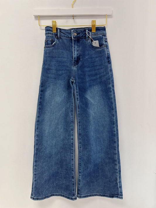 Tractr Indigo Wide Leg Jean
