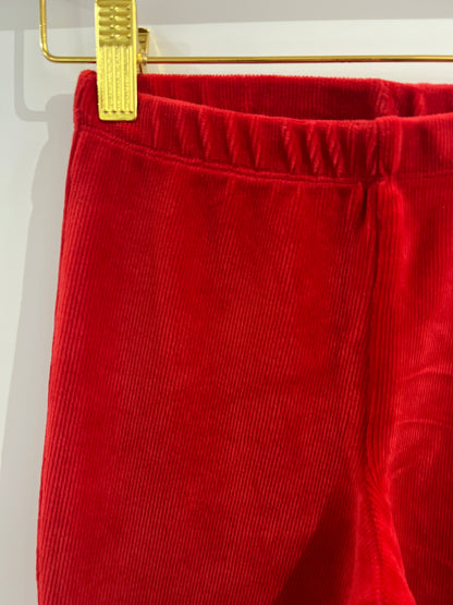 Paper Flower Red Super Flared Bell Bottom Pants