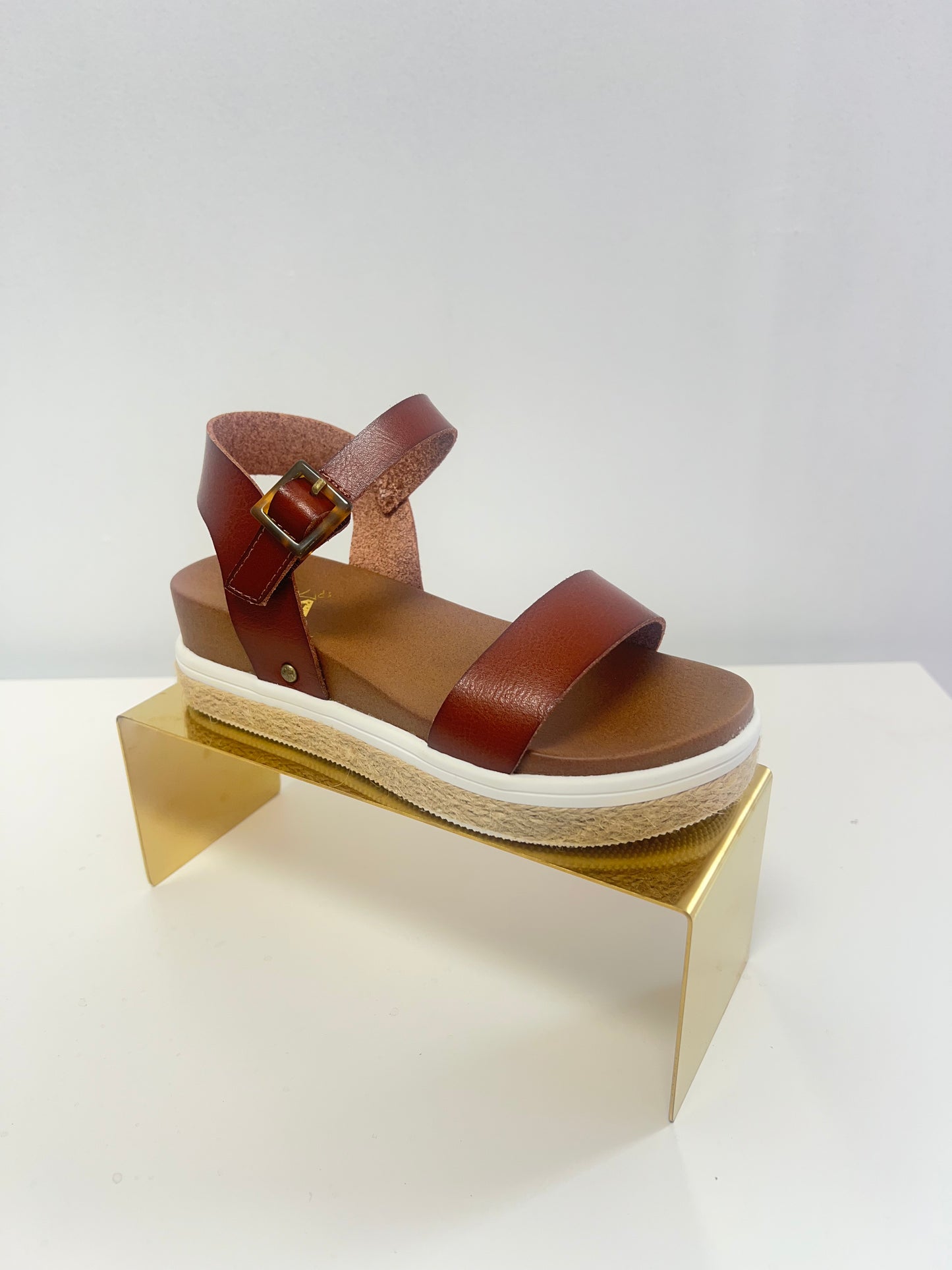 Mia Tan Espadrille Platform Sandal