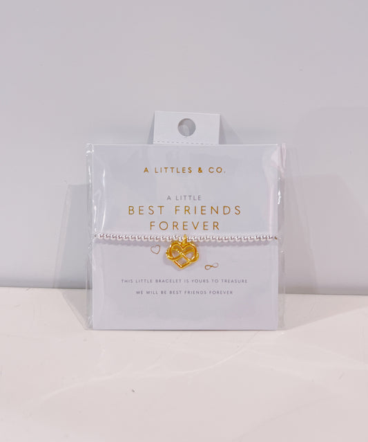 A Little Silver/Gold Best Friend Forever Bracelet