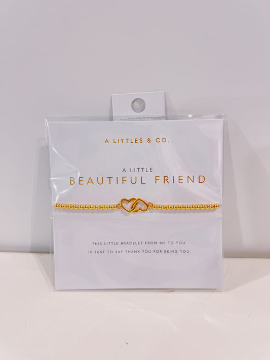 A Little Gold Beautiful Friend Bracelet