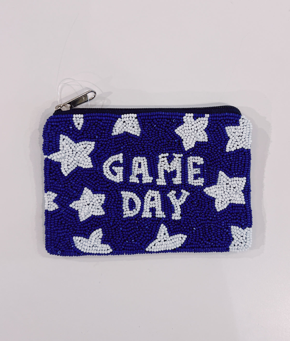 Game Day Beaded Coin Pouch