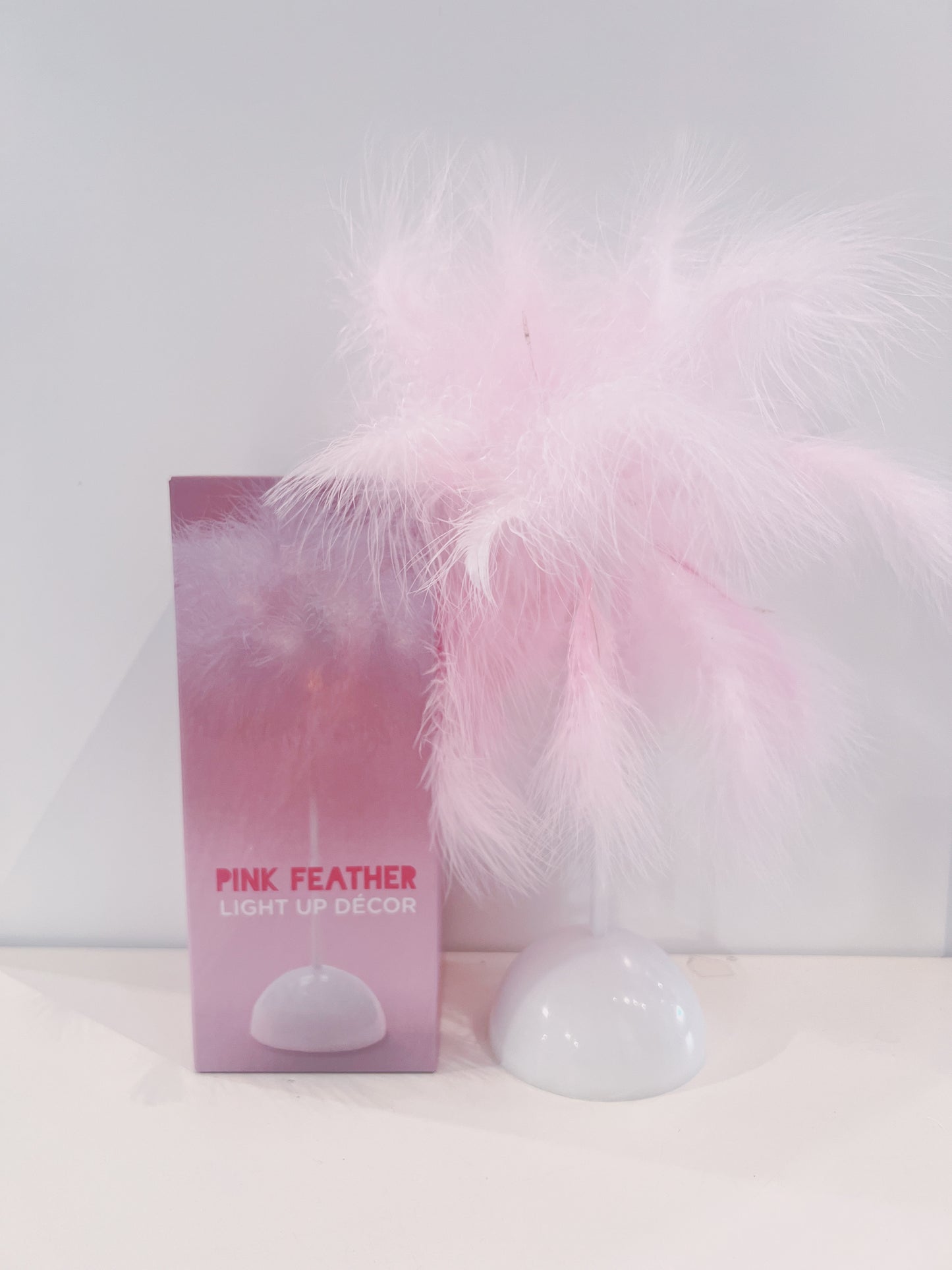 Pink Feather Light Up