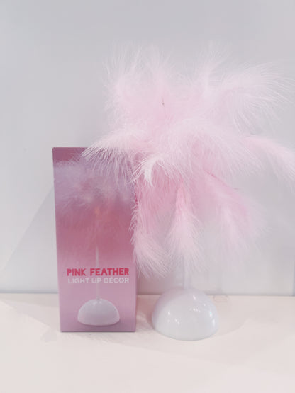 Pink Feather Light Up