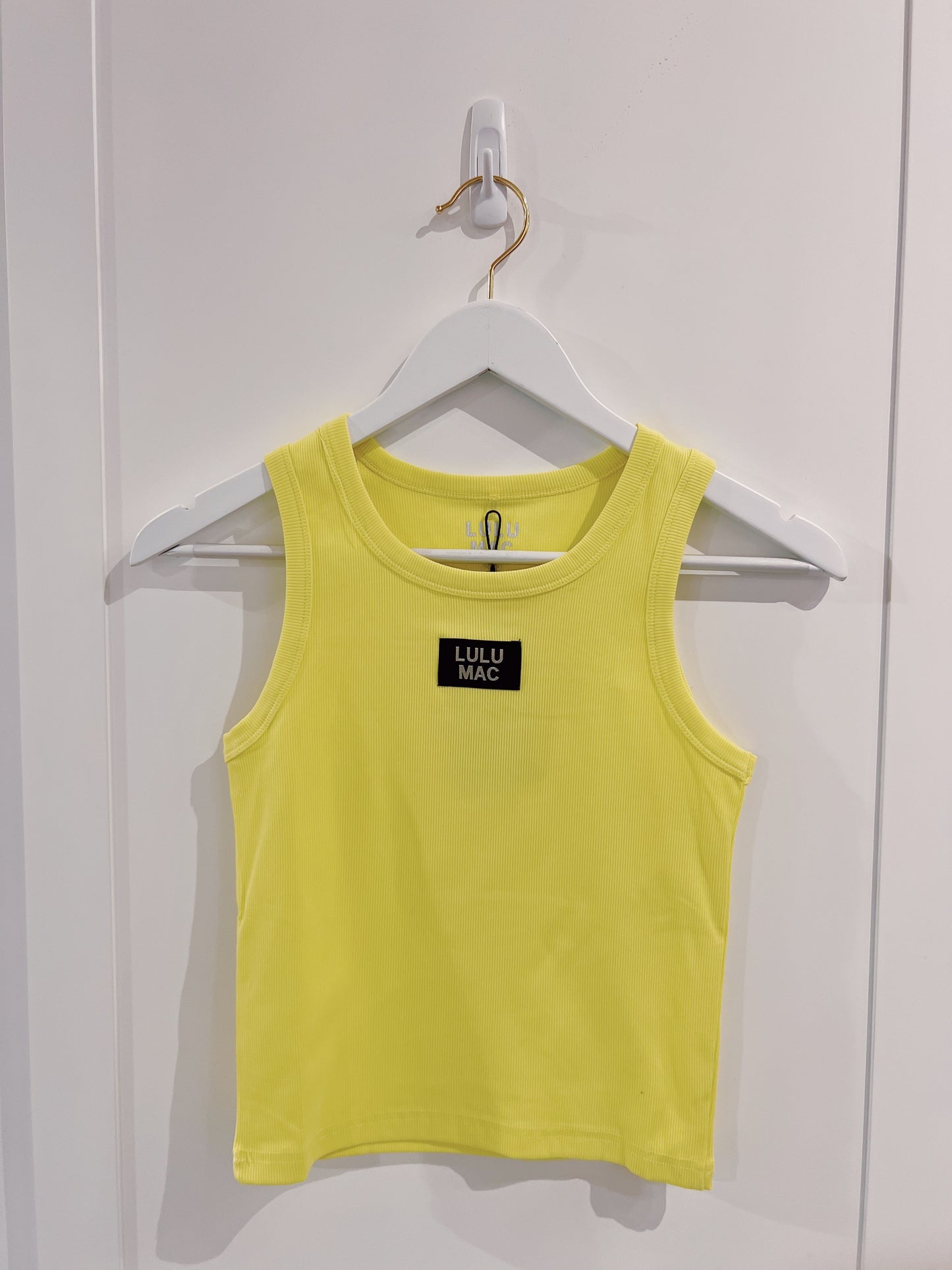 Lulu Mac Adult Neon Yellow Tank