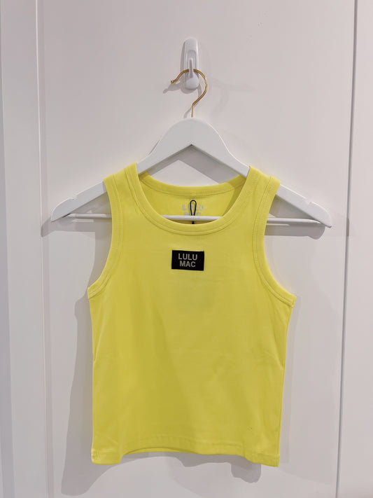 Lulu Mac Adult Neon Yellow Tank