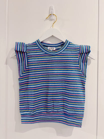 Multi Stripe Olivia Top