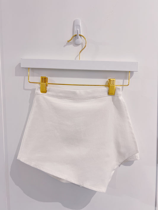Off White Denim Alden Skort
