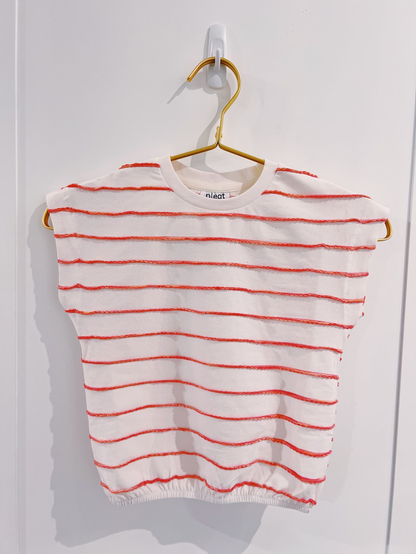 Coral Stripe Hartley Top