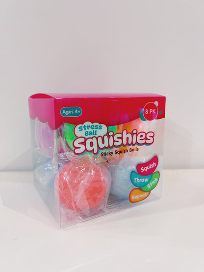 Squishies Stress Balls 8 Pack
