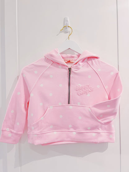Happy Camp3r Ballet Pink Polka Dot Hoodie