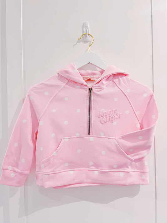 Happy Camp3r Ballet Pink Polka Dot Hoodie