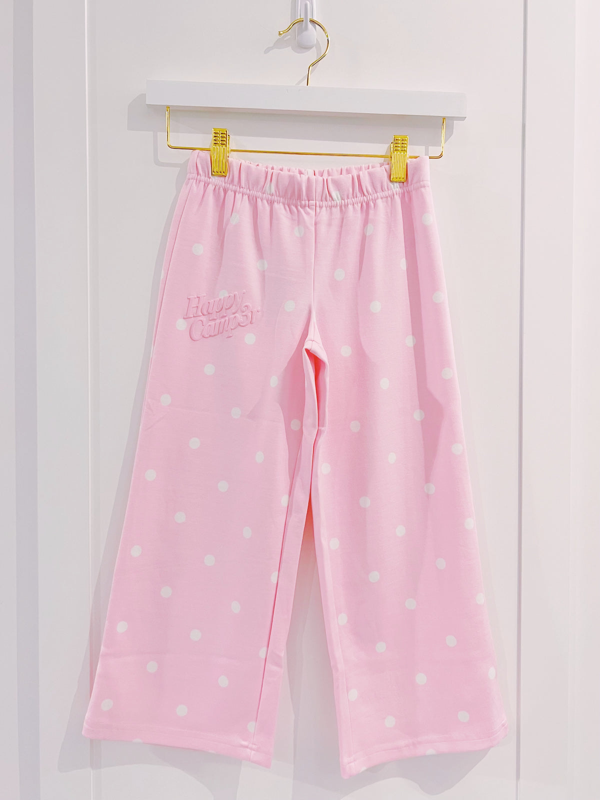 Happy Camp3r Ballet Pink Polka Dot Sweatpants