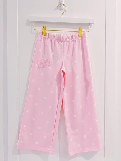 Happy Camp3r Ballet Pink Polka Dot Sweatpants