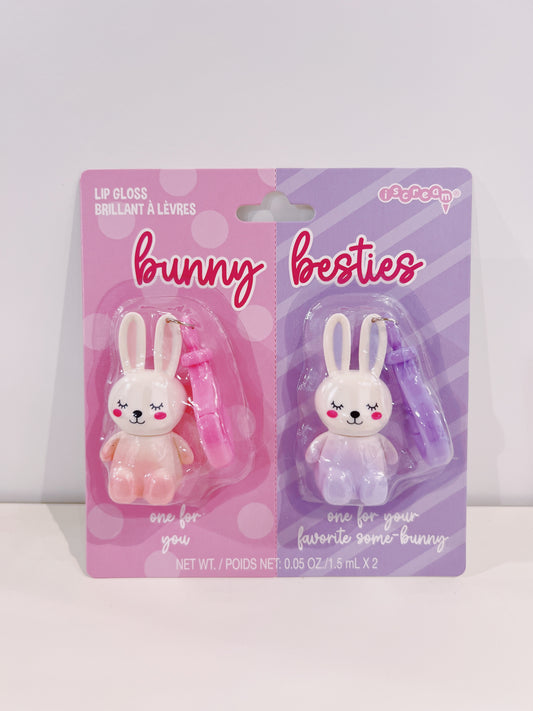 Bunny Besties Lip Gloss Key Chains