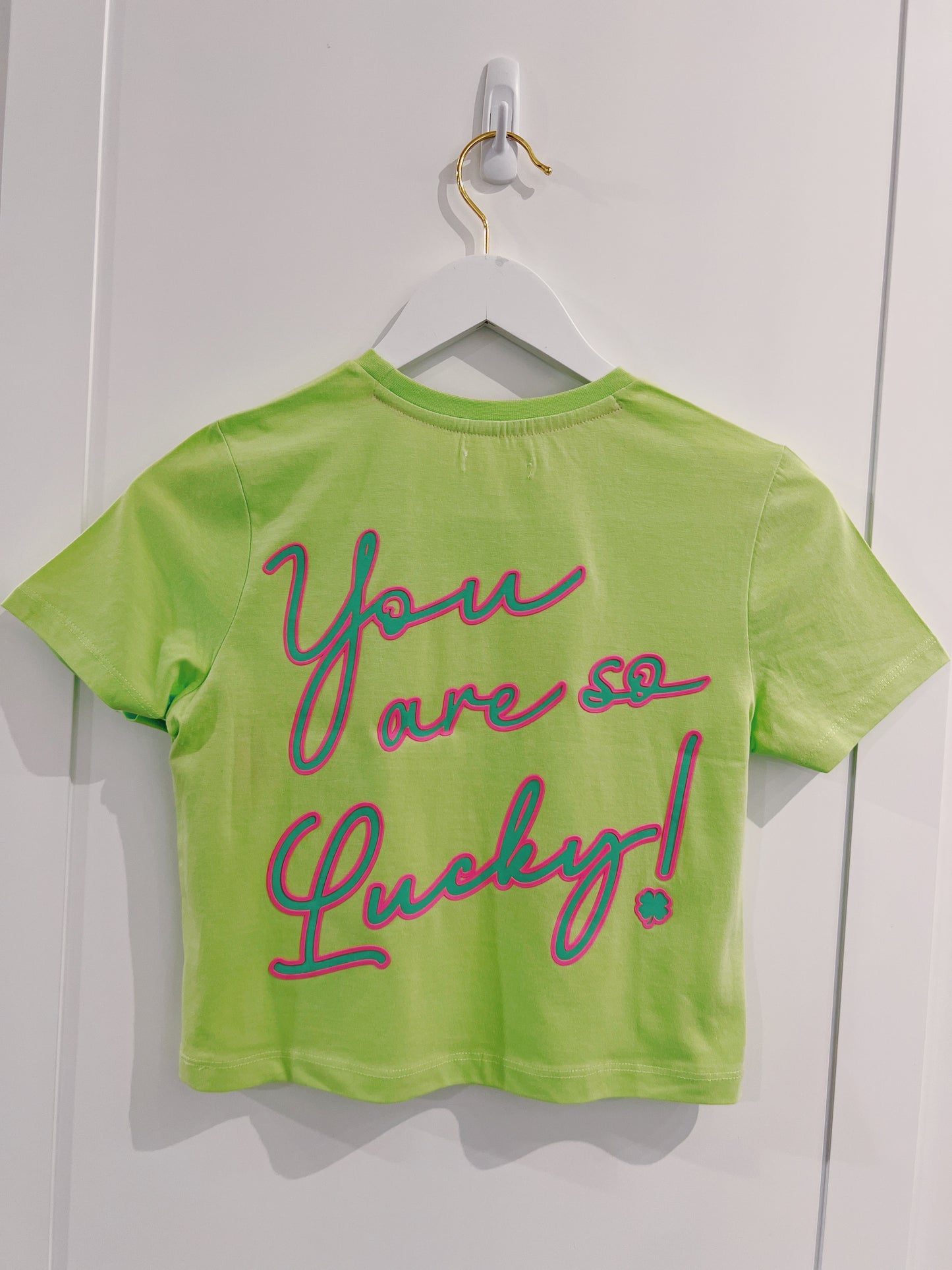 PF Shamrock Smiley Face Tee