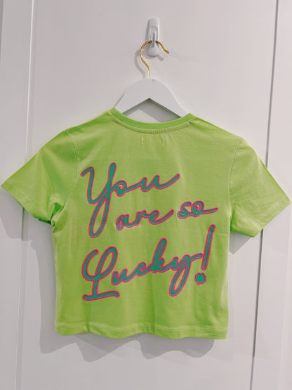 PF Shamrock Smiley Face Tee
