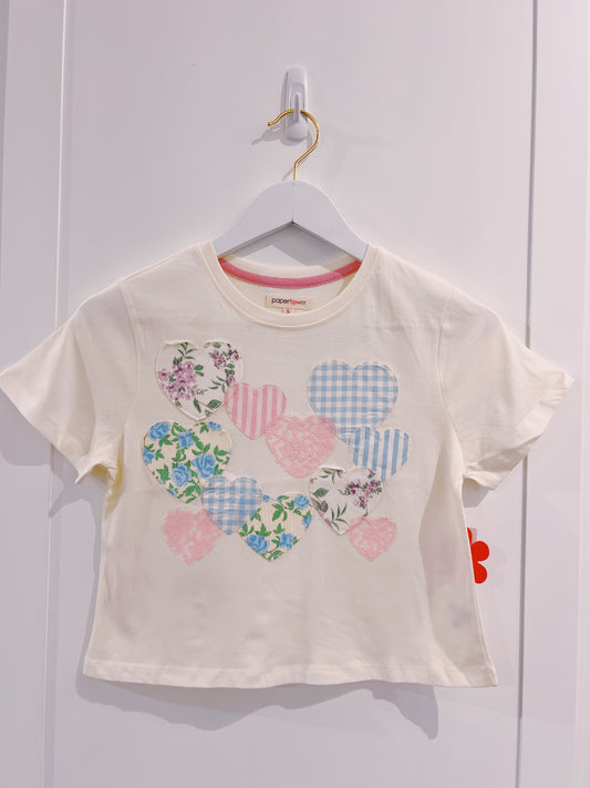PF Hearts Applique Top