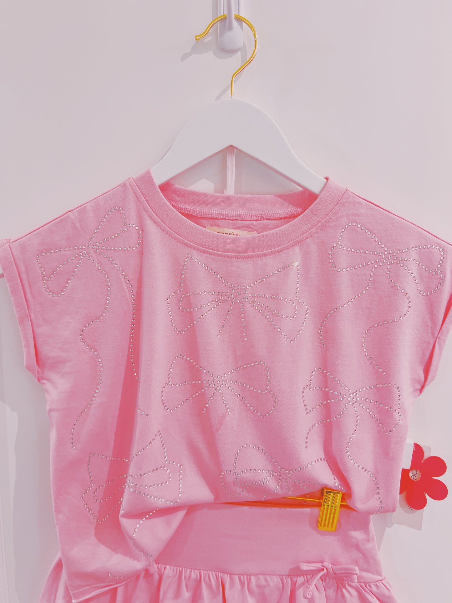 PF Pink Rhinestones Top