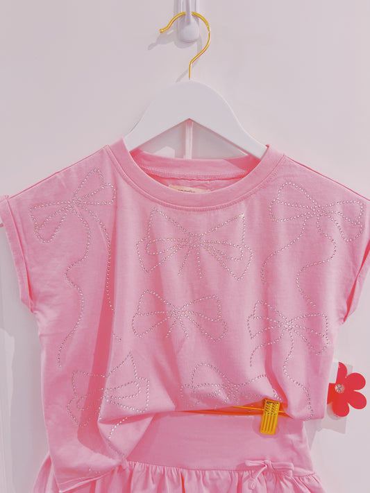 PF Pink Rhinestones Top