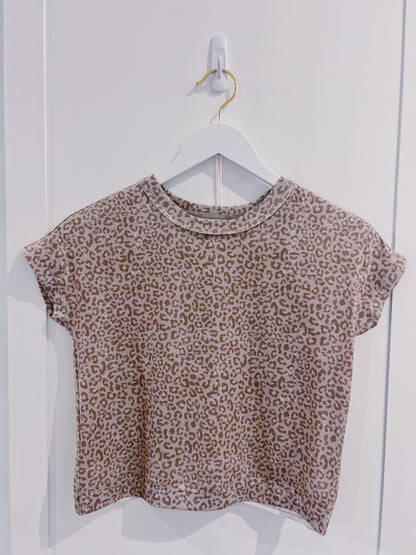 PF Animal Print Crossed Back Top
