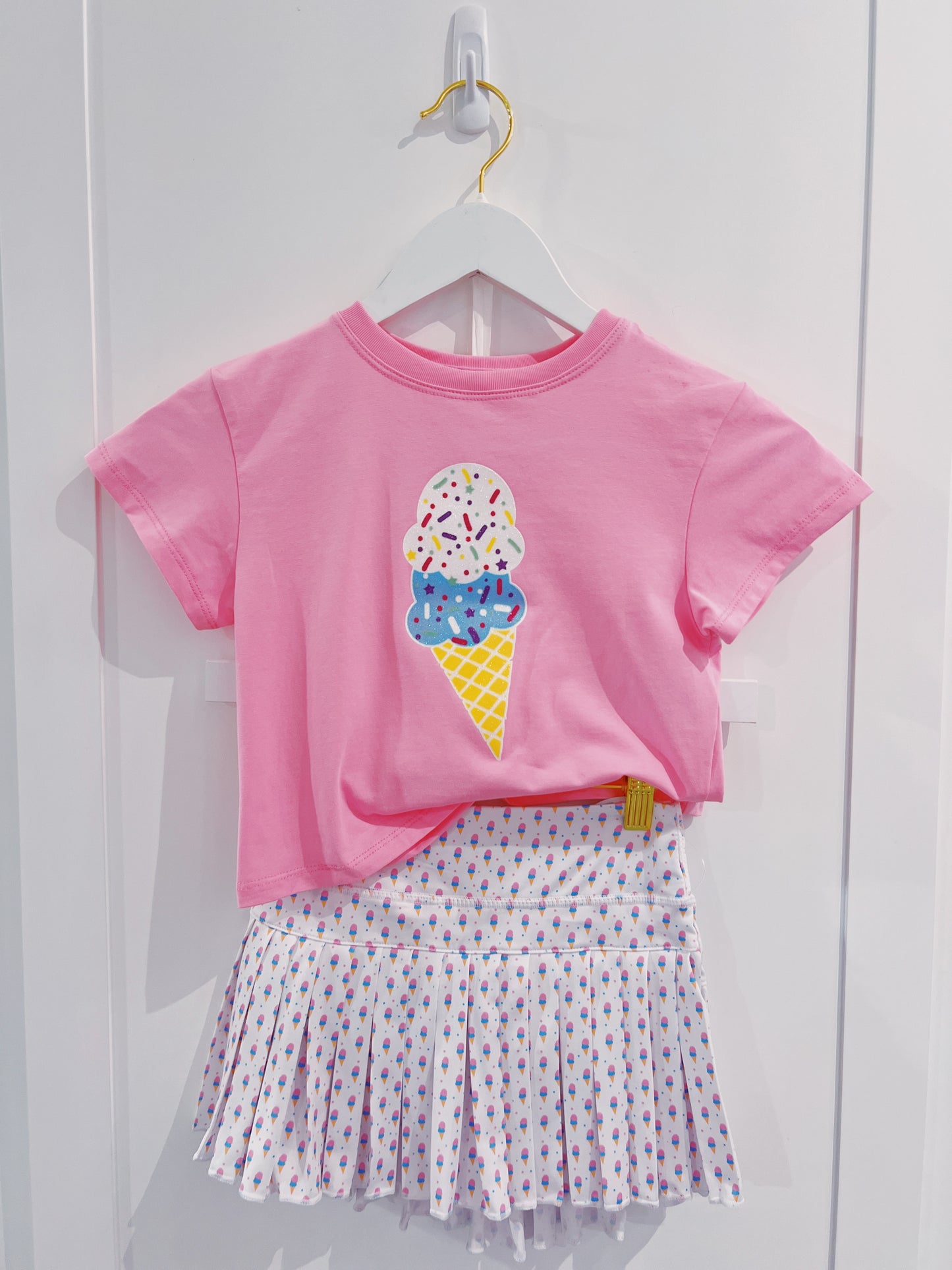 Ice Cream Mini Pleated Skort