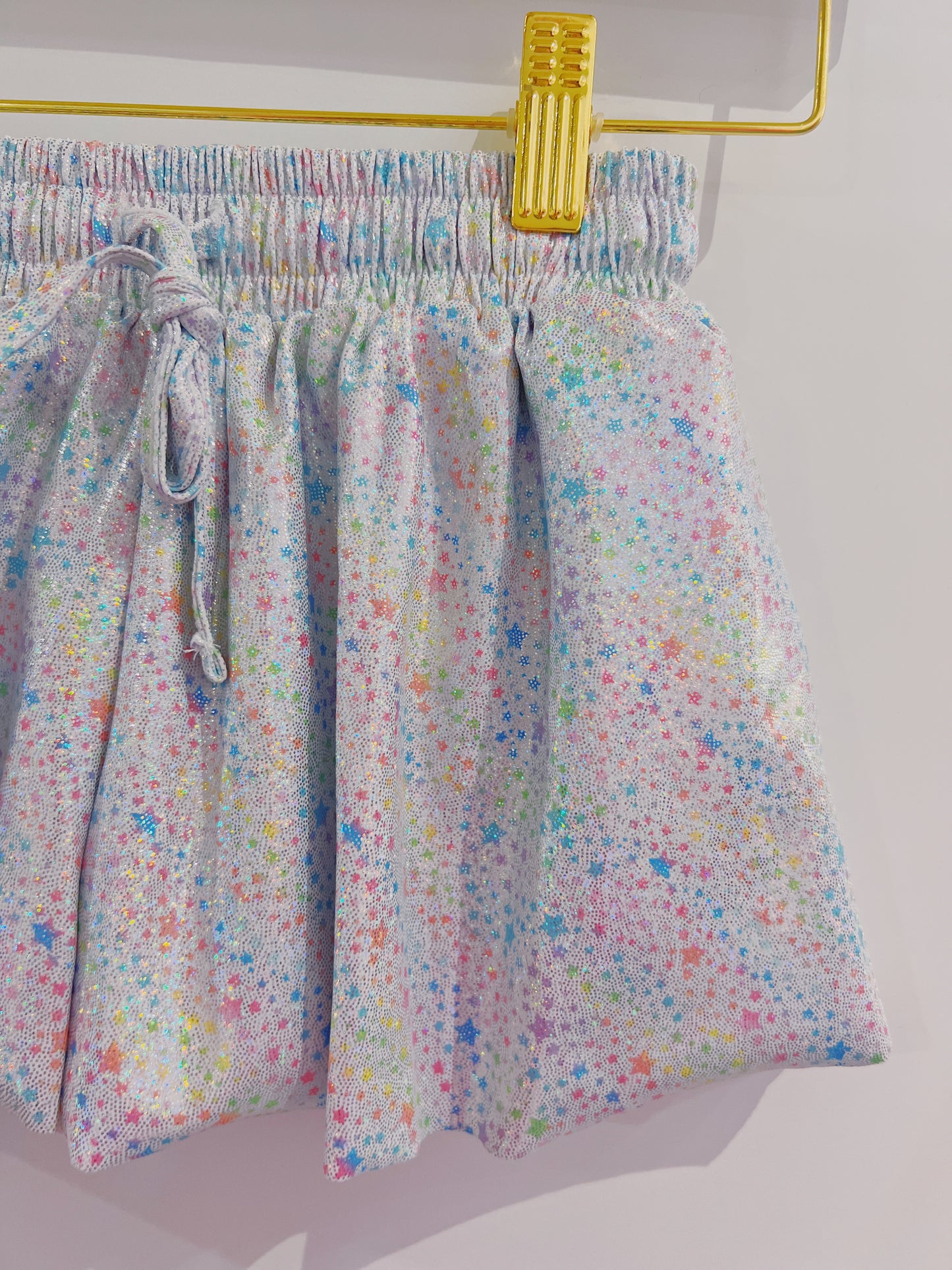 Galaxy Stars Shimmer Butterfly Shorts