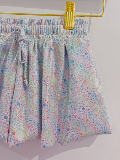 Galaxy Stars Shimmer Butterfly Shorts