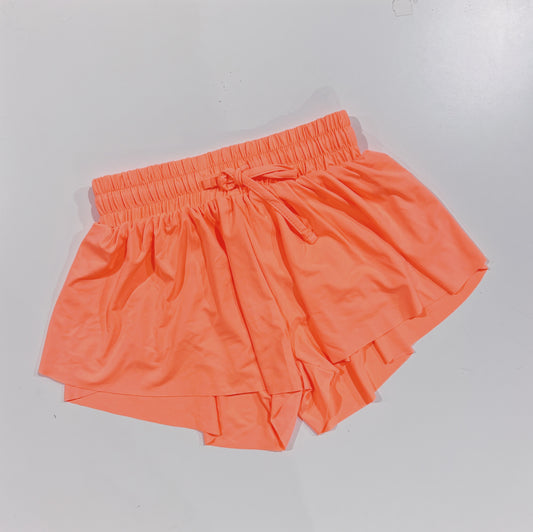 Suzette Tween Neon Nectarine Fly Away Short