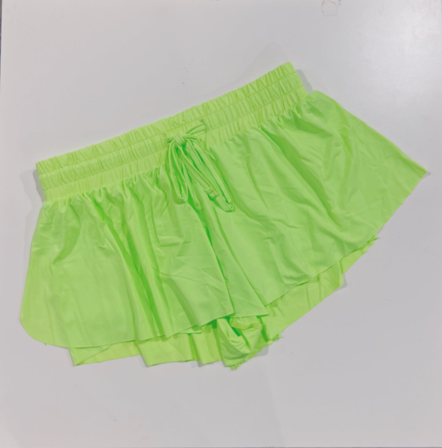 Suzette Adult Lime Green Fly Away Short