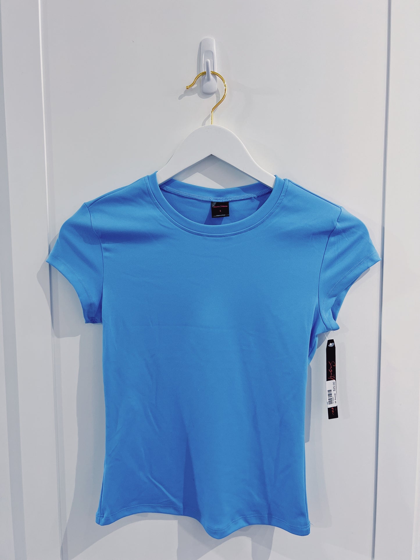 Suzette Adult Light Blue Short Sleeve Tee