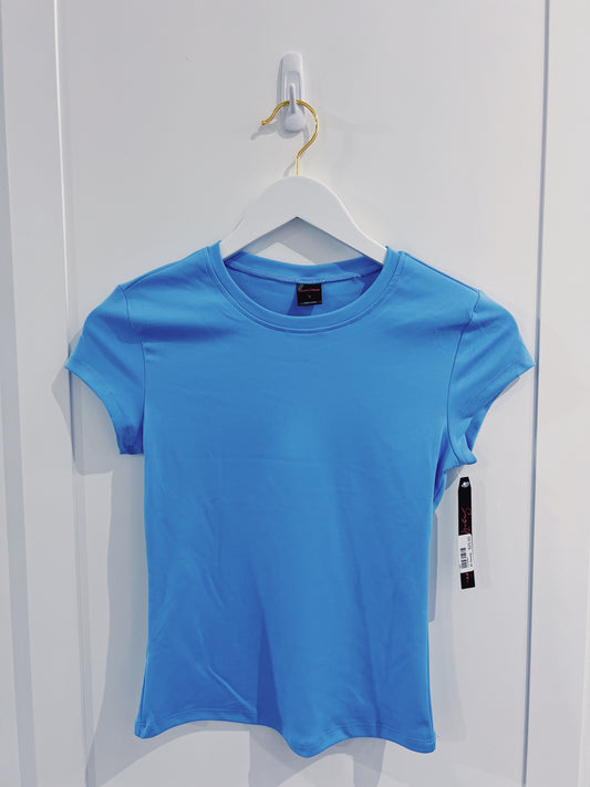 Suzette Adult Light Blue Short Sleeve Tee