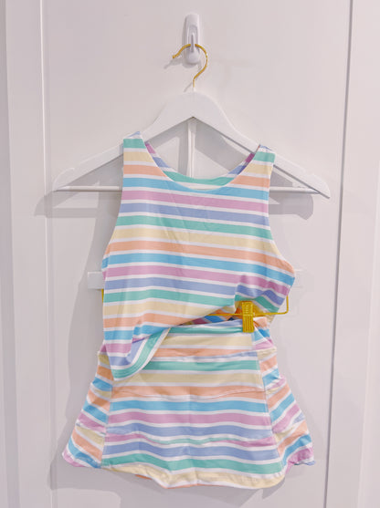 Belle Cher Striped Tennis Skort