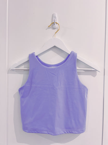 Belle Cher Lavender Razorback Tank
