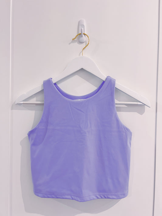 Belle Cher Lavender Razorback Tank