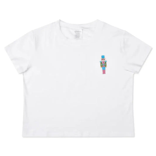 Iscream Nutcracker Treat Embroidered T-Shirt