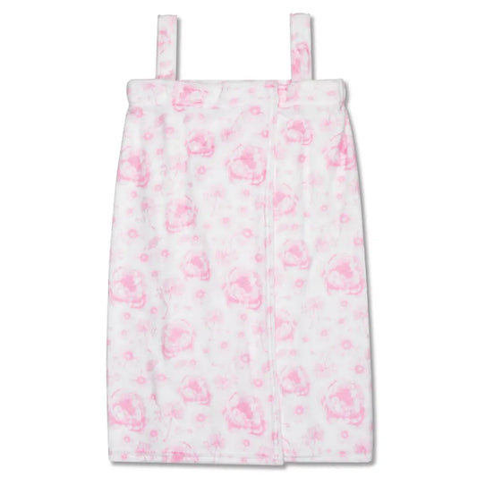 Iscream Pretty Pink Toile Spa Wrap